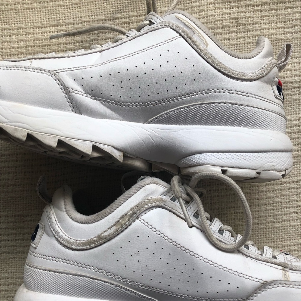Fila Disruptor II Chunky White Dad Sneakers - Picture 3 of 8